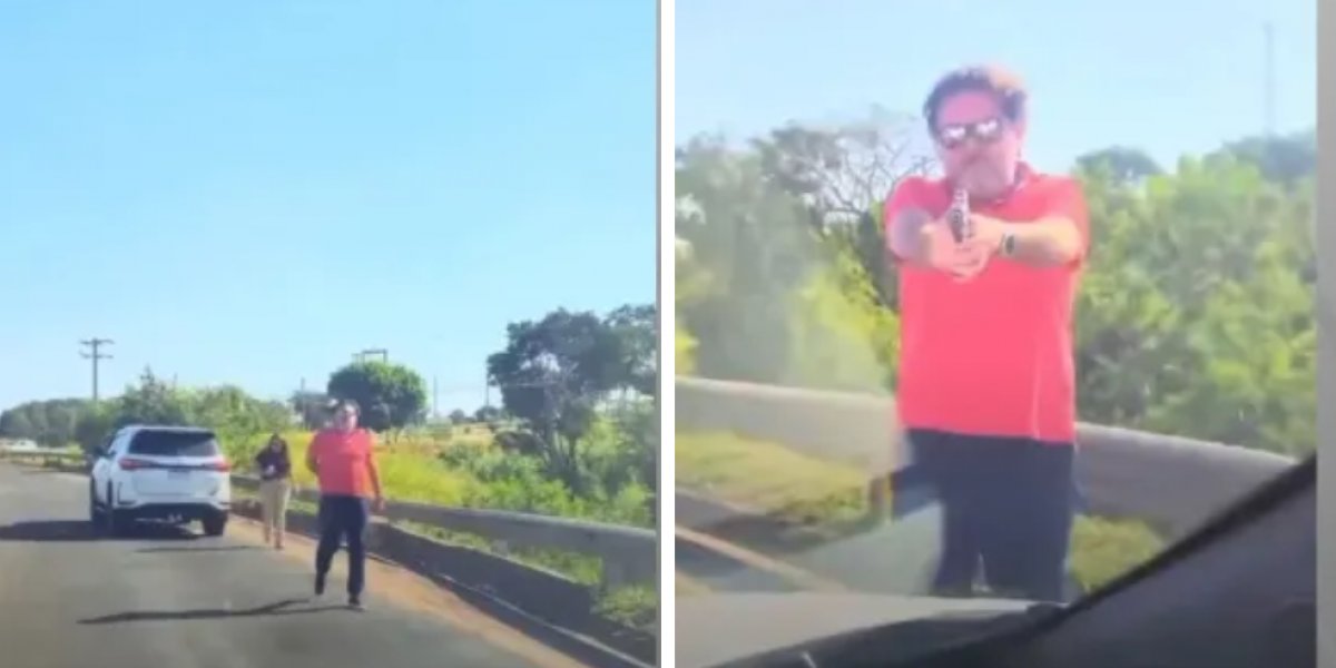 Motorista armado atira contra veículo após discussão de trânsito