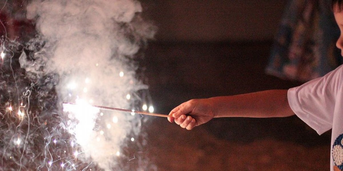 A alta incidência de casos de queimaduras por fogos de artifícios