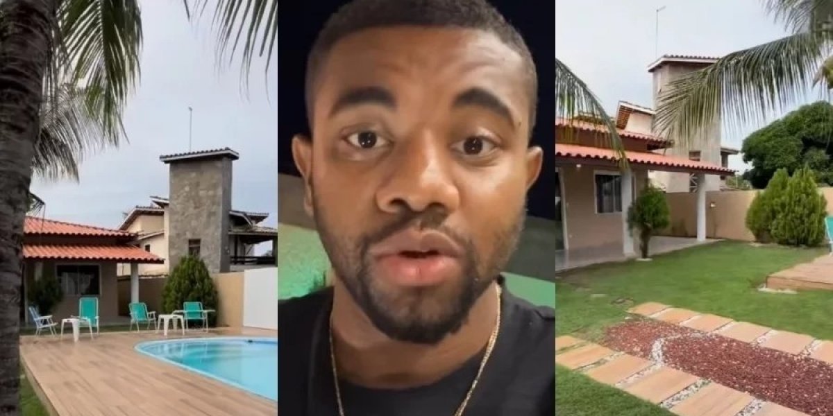 Davi aluga sua casa no litoral com valores que variam entre R$ 3 mil e R$ 18 mil