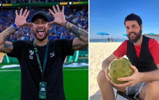 Neymar compartilha vídeo asistindo humorista após polêmica na web