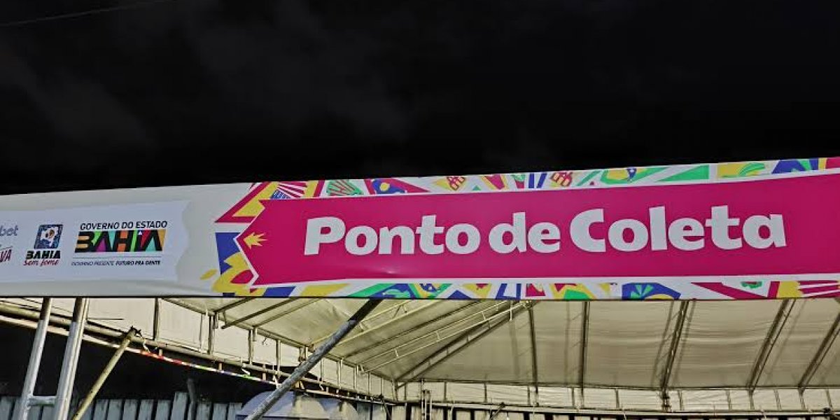 Arrecadação de Alimentos no Parque de Exposições para o Programa Bahia Sem Fome