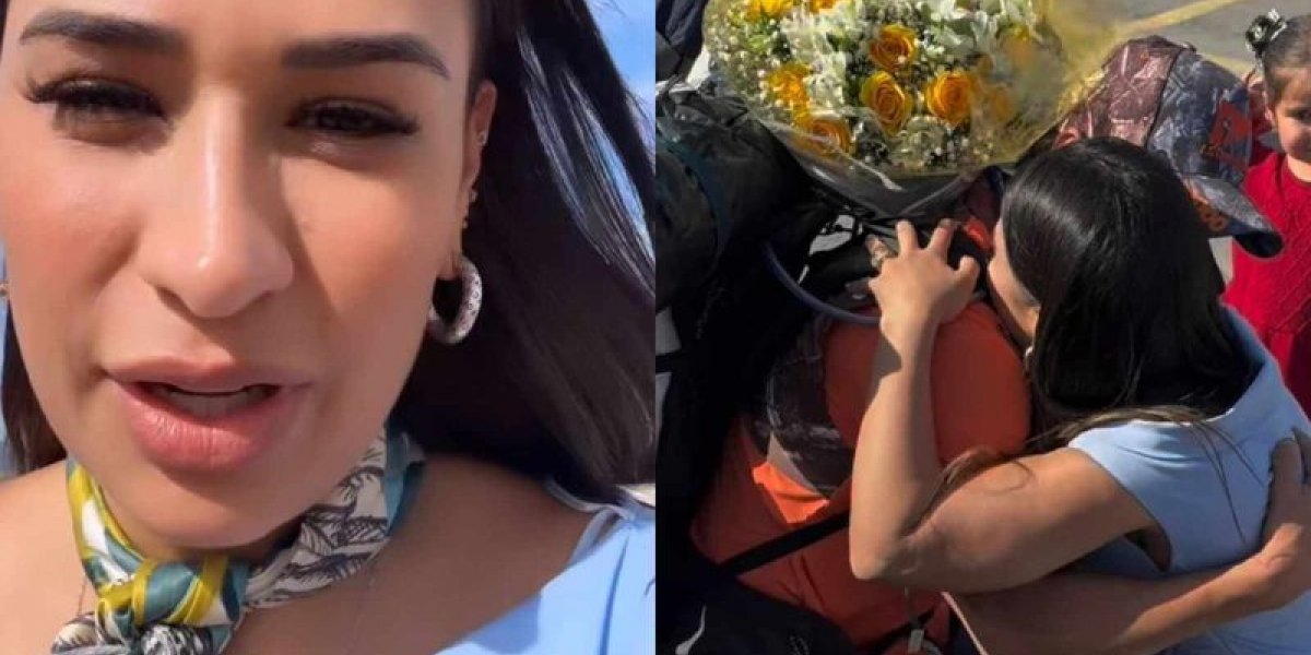 Simone reencontra Kaká após dias em um retiro espiritual