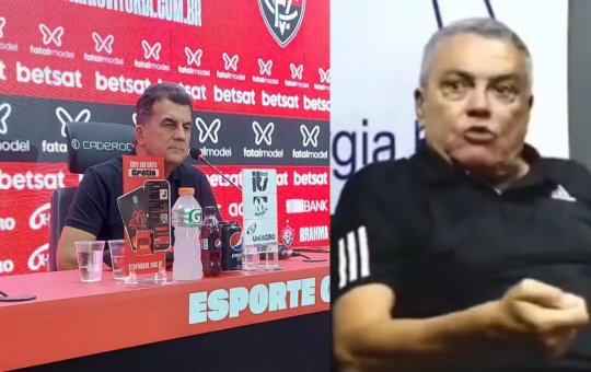 Fábio Mota repudia declarações de Paulo Carneiro em coletiva do Vitória