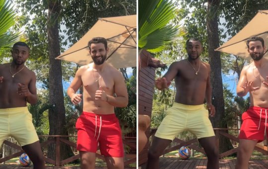 Davi dança hit ‘Calma Calabreso’ ao lado de Matteus Alegrete