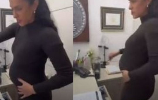 Advogada gravida de 8 meses é impedida de falar
