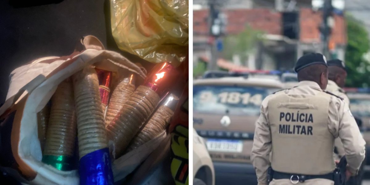 Polícia Militar apreende espadas em Periperi