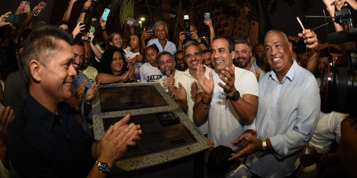 Prefeitura entrega requalificação da Conceição da Praia e inaugura arena; veja