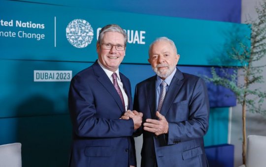 Lula parabeniza novo ministro do Reino Unido: ‘Conte com o Brasil’