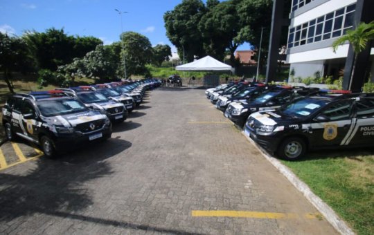 Reforço na segurança: Polícia Civil da Bahia recebe viaturas semiblindadas
