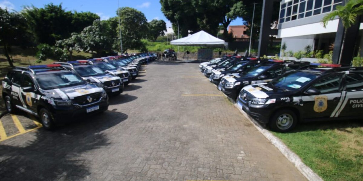 Reforço na segurança: Polícia Civil da Bahia recebe viaturas semiblindadas