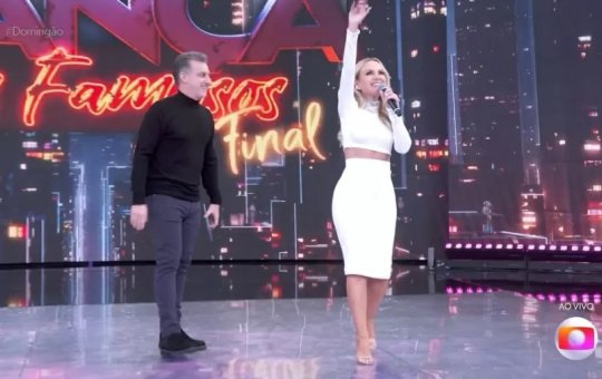 Eliana aparece ao vivo pela primeira vez na TV Globo após contratação