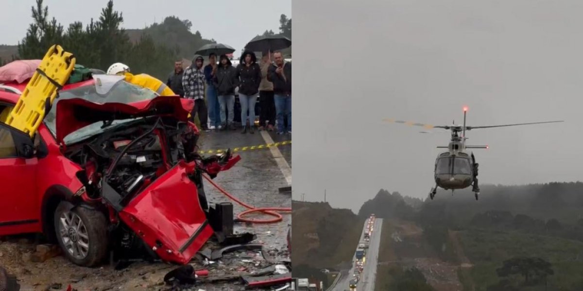 Mãe e filho morrem ao tentarem desviar de cachorro em rodovia