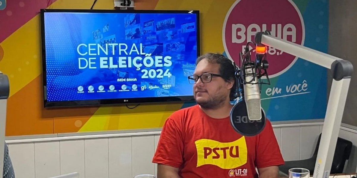 Candidato Victor Marinho participa de entrevista em rádio de Salvador
