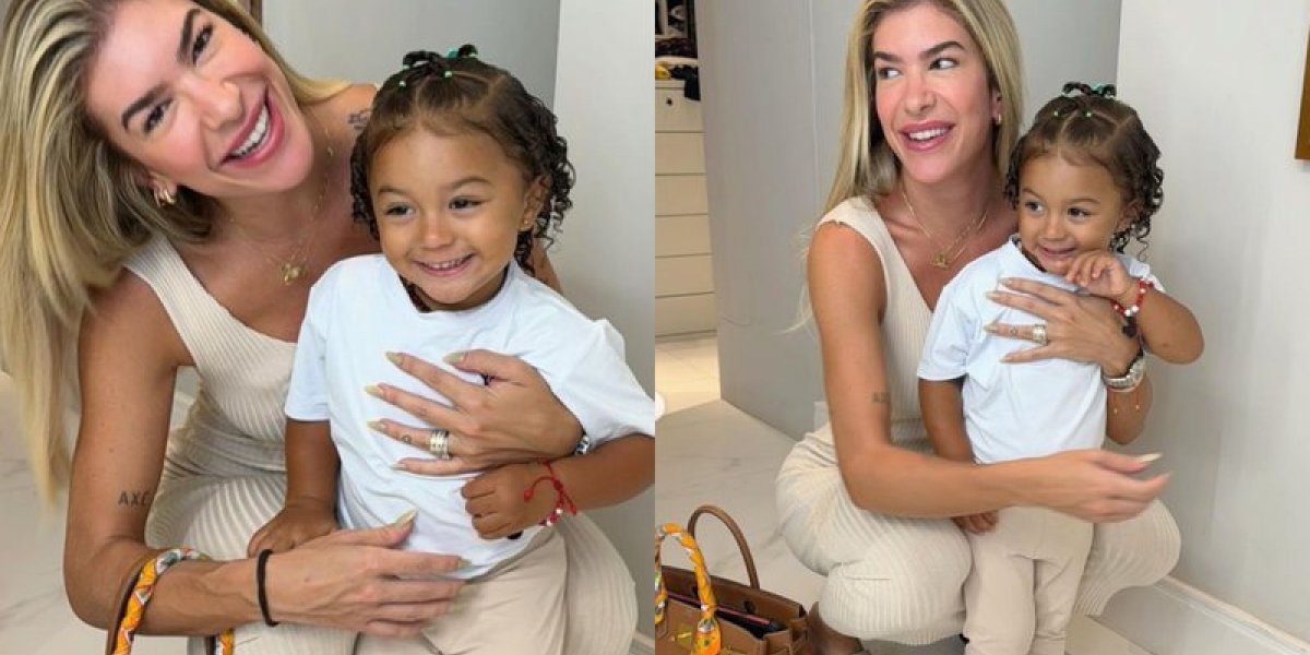 Lore Improta é criticada após mostrar a baba de Liz, sua filha