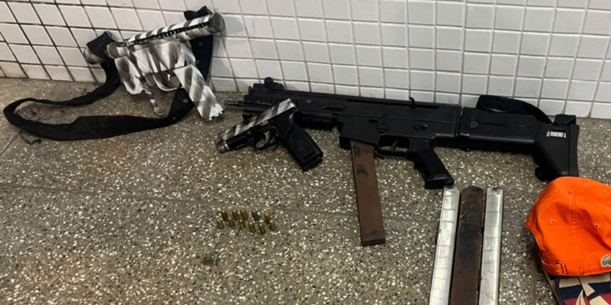 Polícia Militar apreende duas metralhadoras no bairro da Boca do Rio