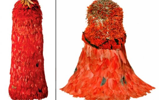 Manto tupinambá do século 17 é devolvido ao Brasil