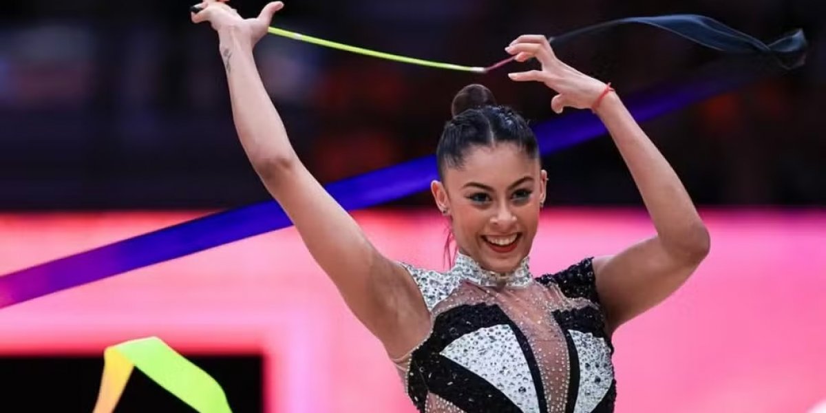 Bárbara Domingos é bronze na Copa do Mundo de Ginástica