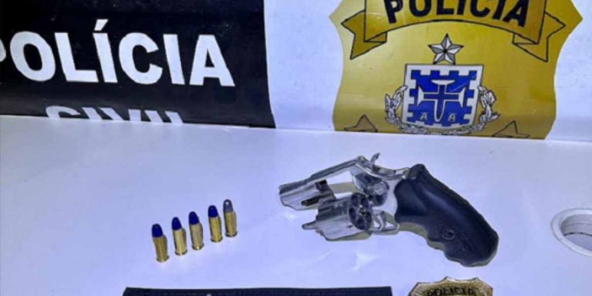 Agressor é preso em Eunápolis por posse ilegal de arma e ameaça à companheira
