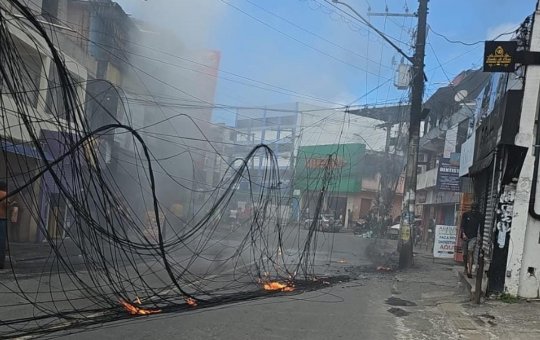 Incêndio atinge fiação em São Marcos nesta terça-feira (16)
