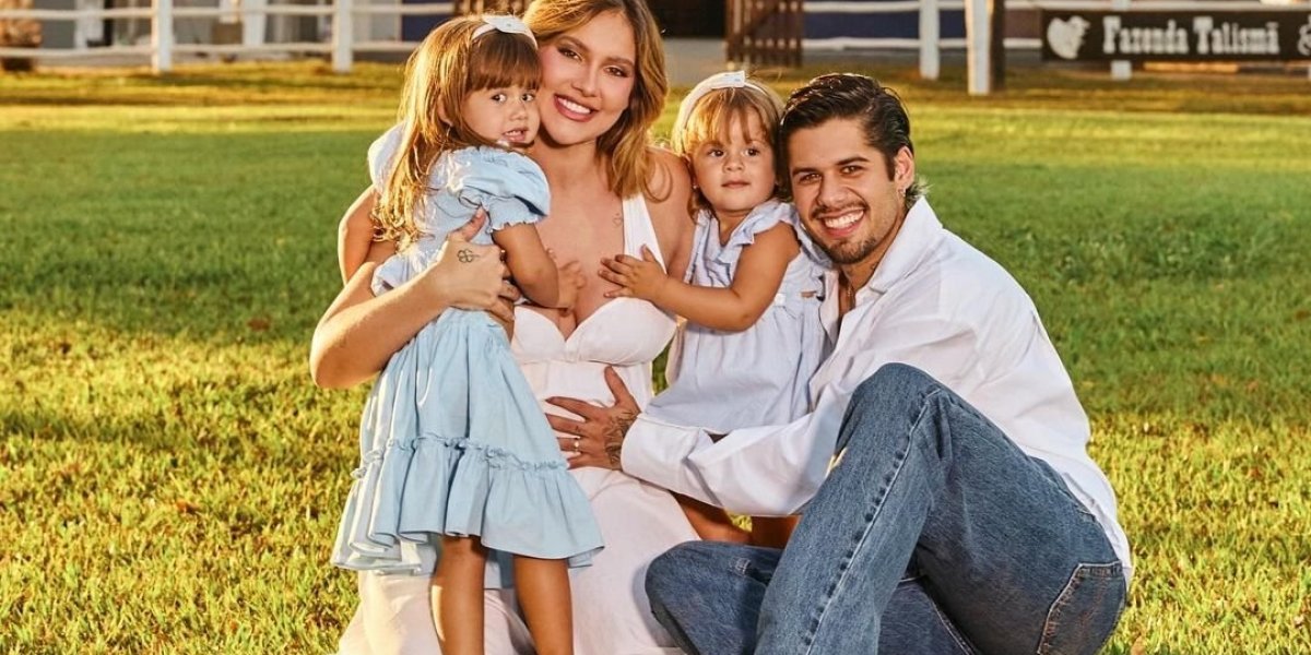 Zé Felipe se surpreende ao flagrar filha conversando com ‘tio Leandro’