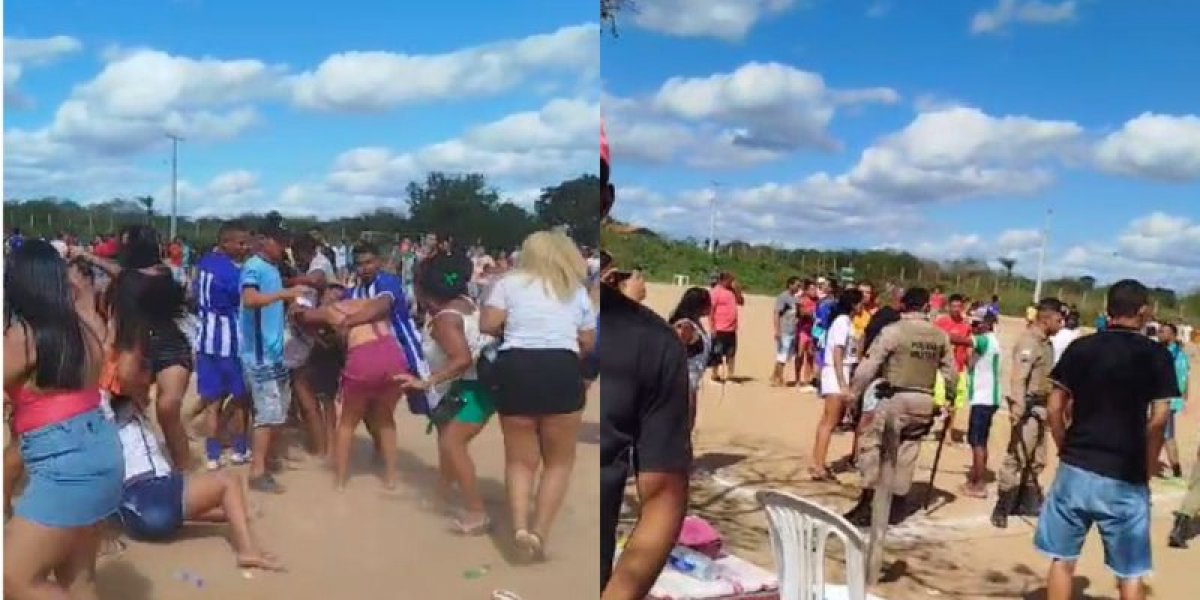 Partida de futebol amador termina em tumulto em Senhor do Bonfim