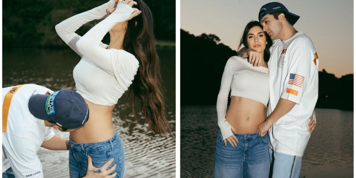 Jade Magalhães e Luan Santana anunciam gravidez