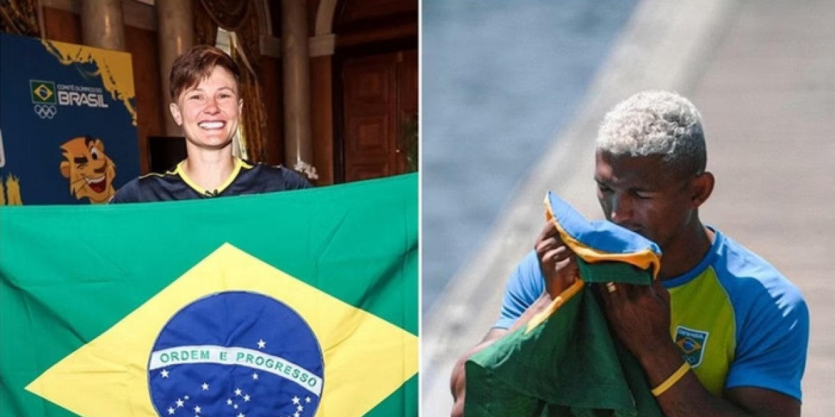 Dupla brasileira levará bandeira em cerimônia das Olímpiadas de 2024 em Paris