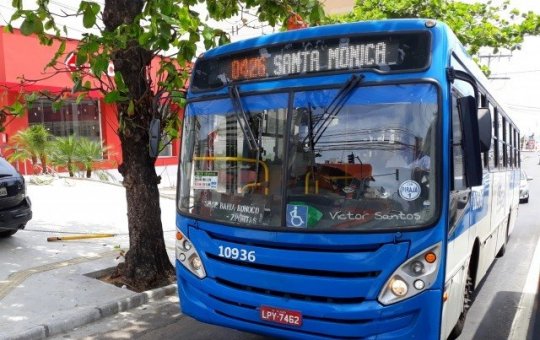 Insegurança interrompe transporte público no final de linha da Santa Mônica