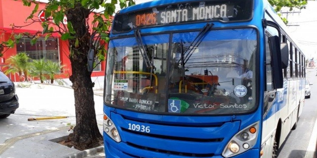 Insegurança interrompe transporte público no final de linha da Santa Mônica
