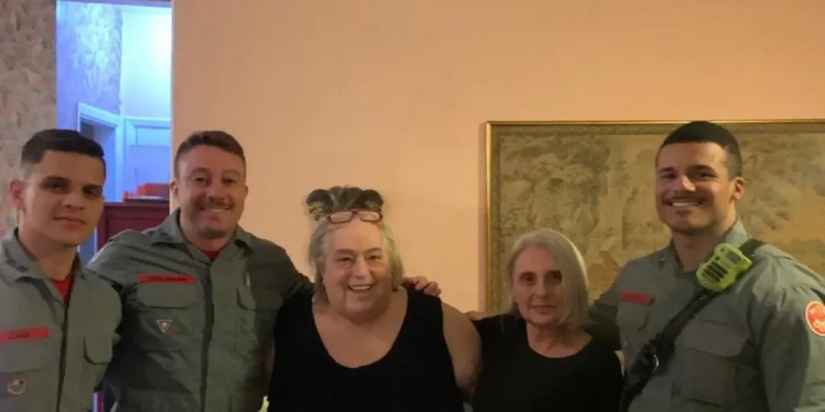 Mamma Bruschetta é resgatada pelos Bombeiros após acidente doméstico
