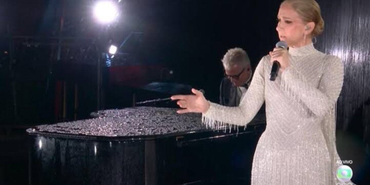 Céline Dion emociona o público na abertura dos jogos olímpicos de Paris 2024
