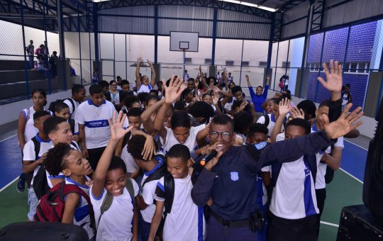 Guarda Municipal promove ações de conscientização na Escola Municipal de Paripe