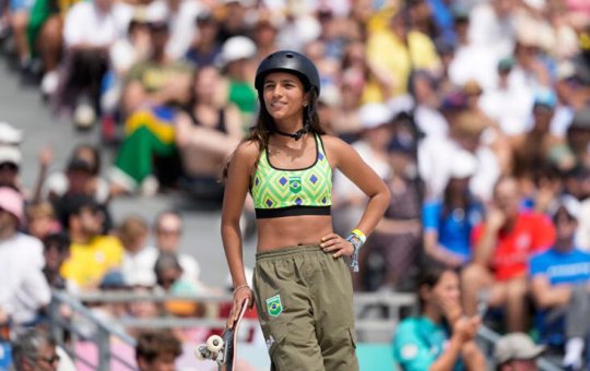 Rayssa Leal ganha medalha de bronze no Skate