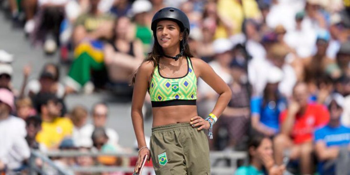 Rayssa Leal ganha medalha de bronze no Skate