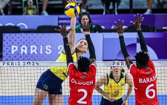 Vôlei feminino: Brasil estreia com vitória contra Quênia