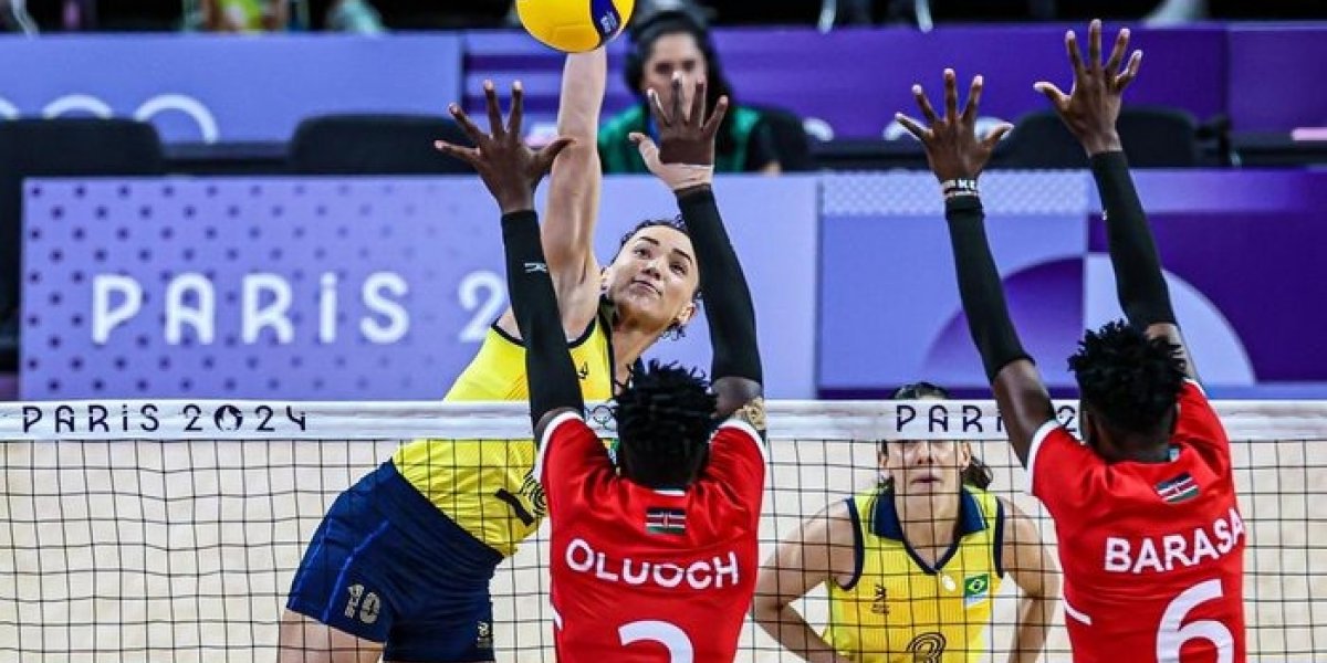 Vôlei feminino: Brasil estreia com vitória contra Quênia