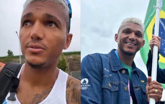 Canoísta Isaquias Queiroz reclama de cama da Vila Olímpica: "É doído demais"