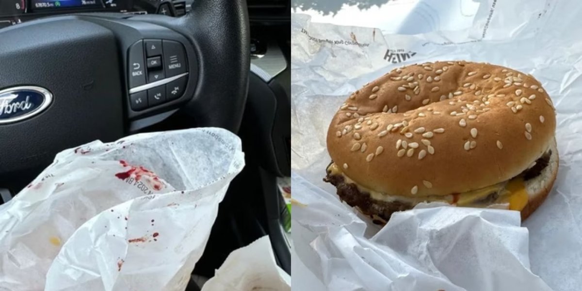 Cliente encontrou sangue em pedido de Fast-Food