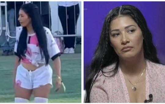 Simaria tenta animar público em jogo de futebol beneficente e é ignorada