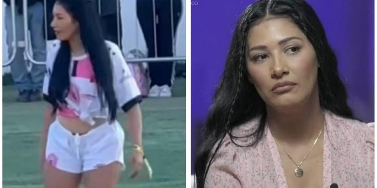 Simaria tenta animar público em jogo de futebol beneficente e é ignorada