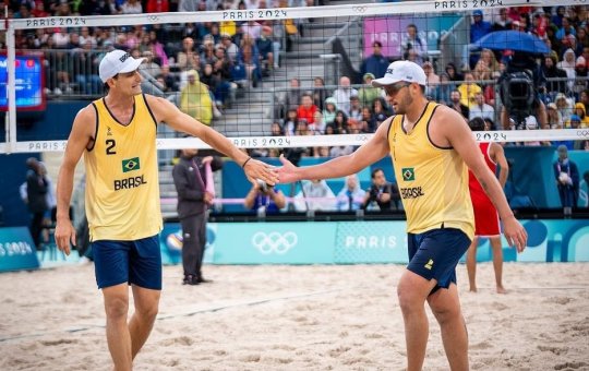 George e André perdem para cubanos e enfrentam último desafio em Paris