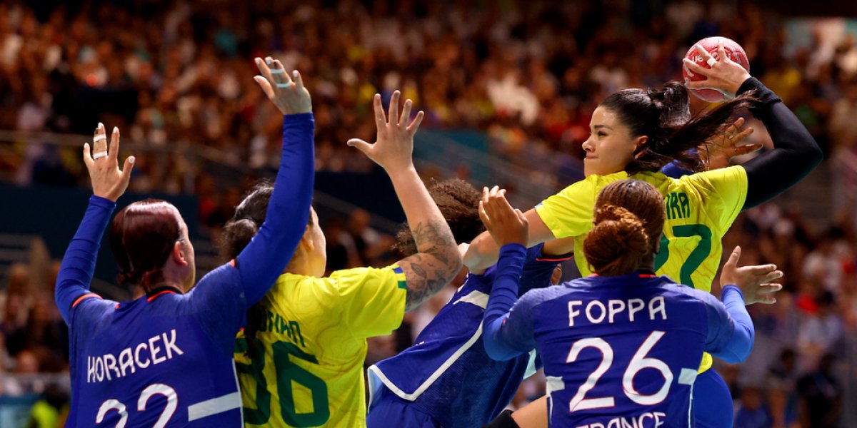Brasil perde para a França e se complica no handebol feminino nas Olimpíadas