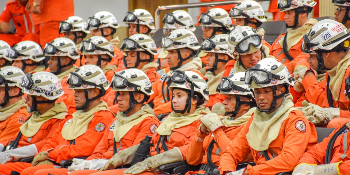 Corpo de Bombeiros iniciam turma de combate a incêndios florestais