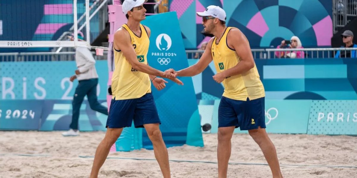 André e George são derrotados e vão para a repescagem no vôlei de praia