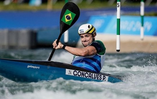 Pepê Gonçalves é eliminado na semifinal do K1 e está fora da final