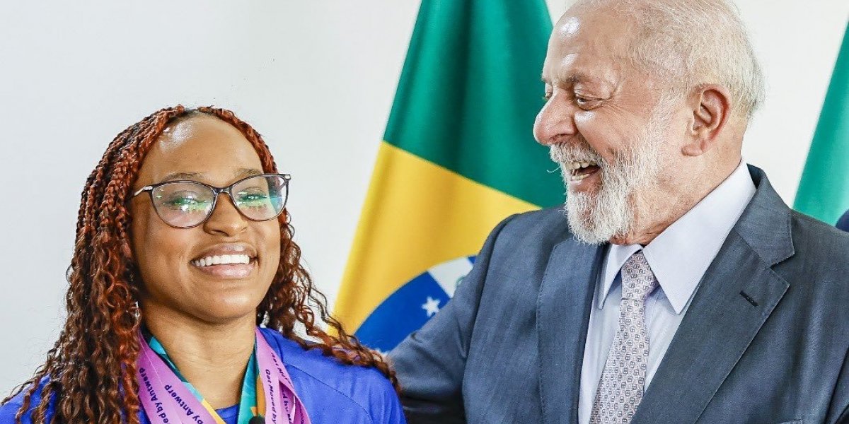 Lula parabeniza Rebeca Andrade por medalha de prata em Paris: "Orgulho"