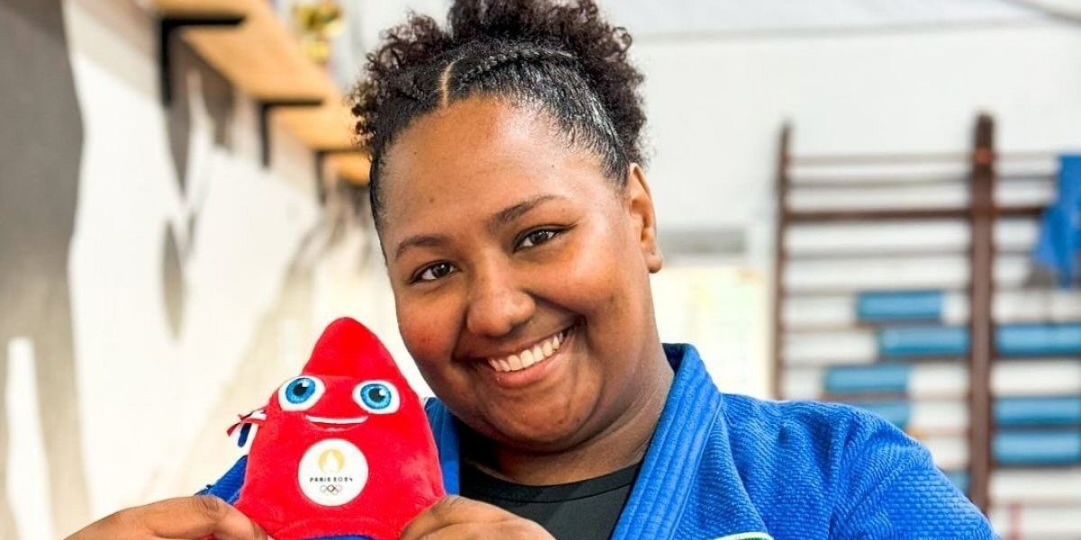 Bia Souza avança para a semifinal do judô com waza-ari no golden score