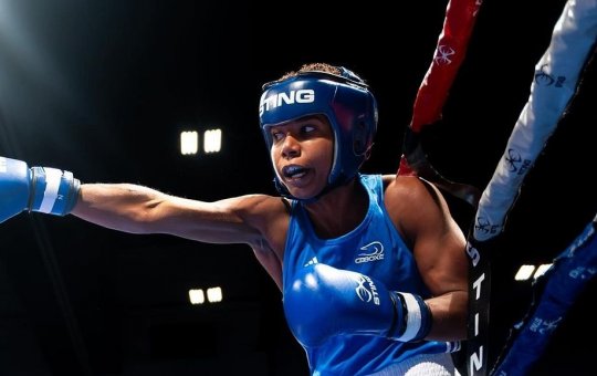 Jucielen Romeu vai às quartas de final do boxe em Paris 2024