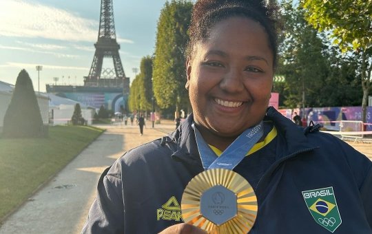 Beatriz souza revela detalhes da premiação olímpica em Paris