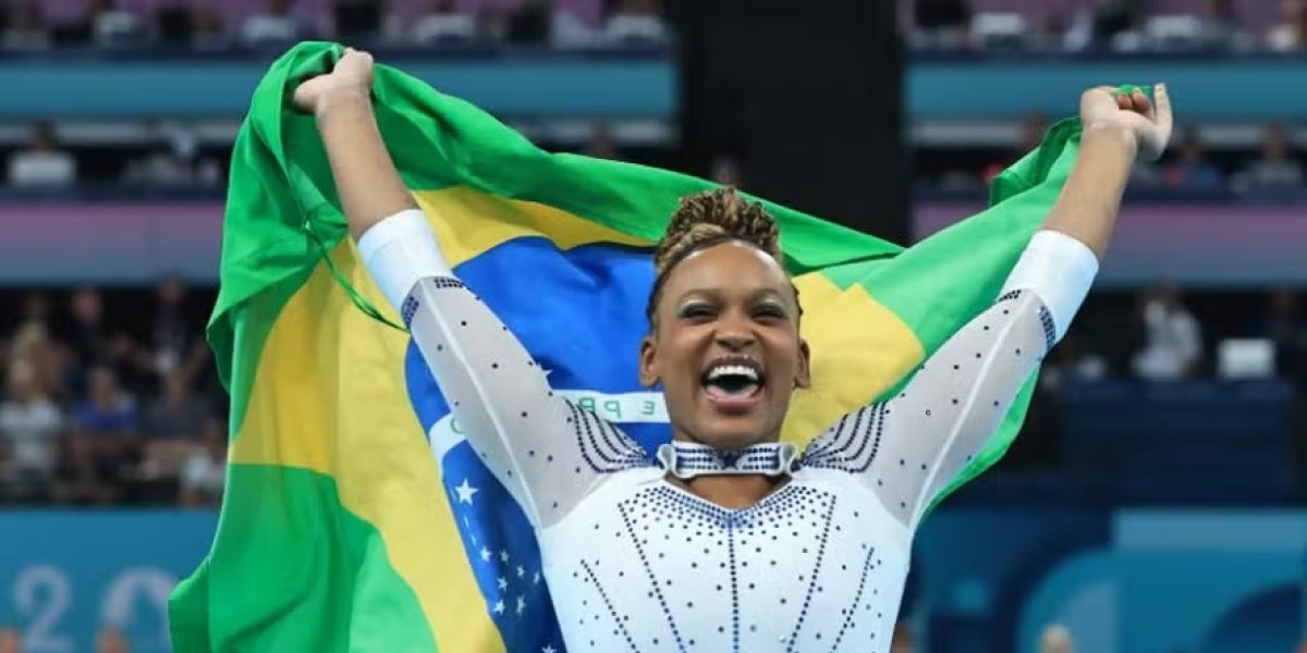 Rebeca Andrade conquista medalha de prata na final do Salto